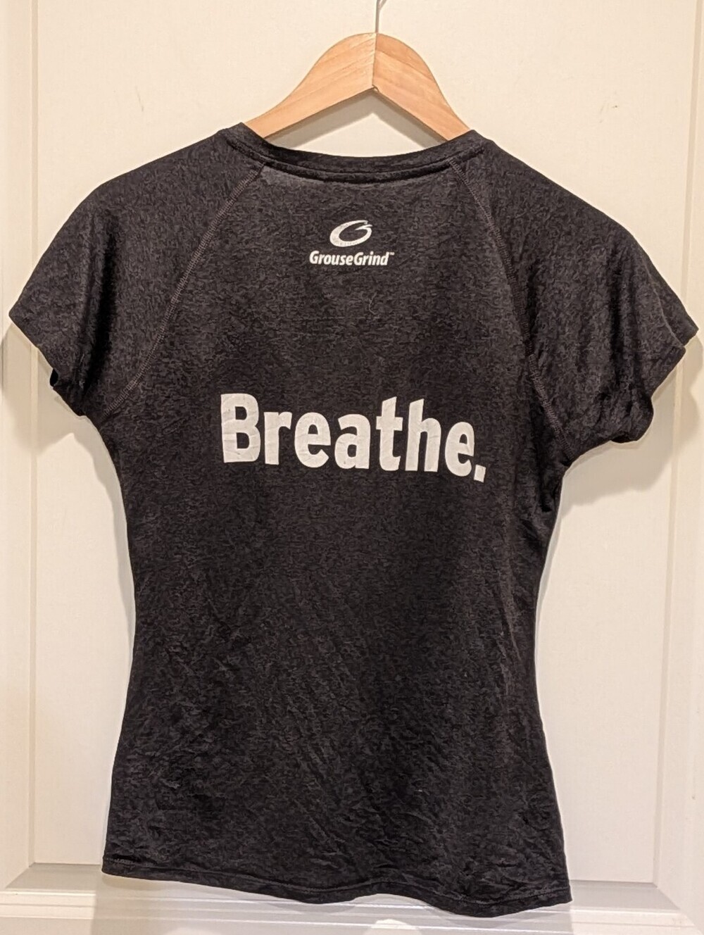 GUC North Face x Grouse Grind S Dark Grey Tee with Gold Logo